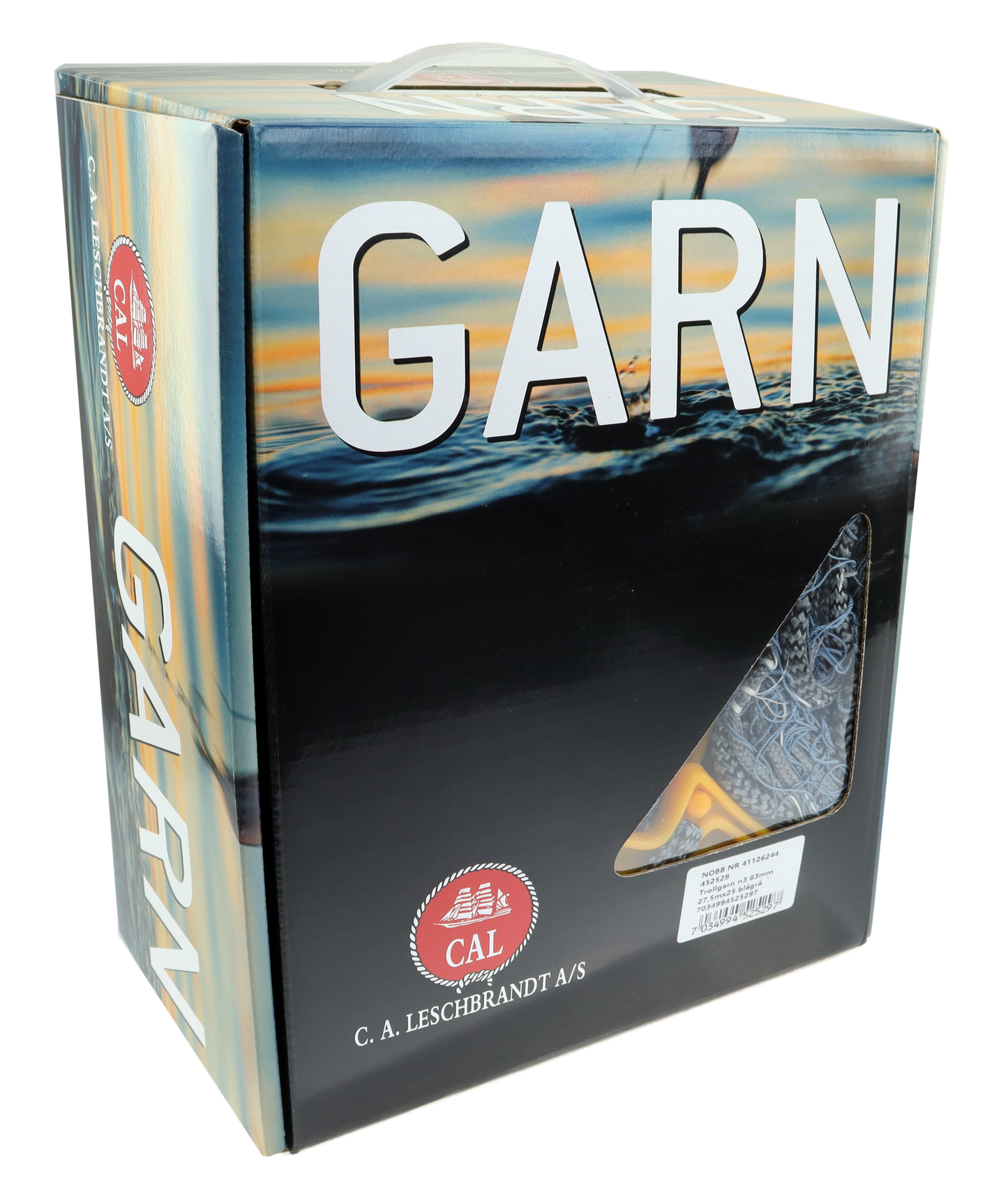 CAL Trollgarn - Nylon nr 3 - 27,5x1,8 meter - 63 mm