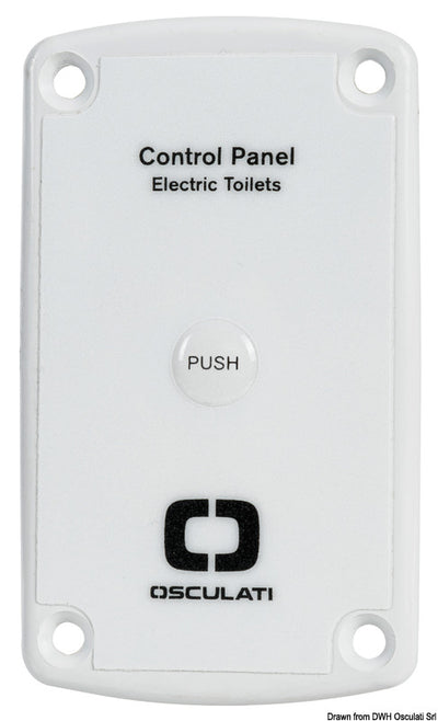 Elektrisk kontrollpanel for standard elektriske toaletter