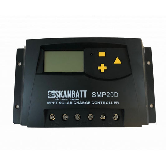 Skanbatt Solcelleregulator - MPPT - 20 A - 12/24 V