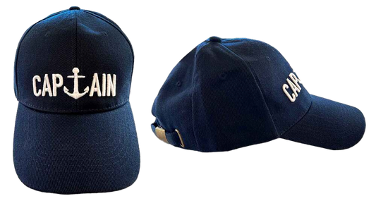 Caps Captain - Mørk blå - Justerbar one-size