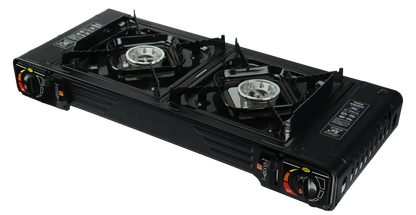 Osean Dobbelt Minikjøkken m/grill - Gass kokeapparat 2x2000w - grillplate