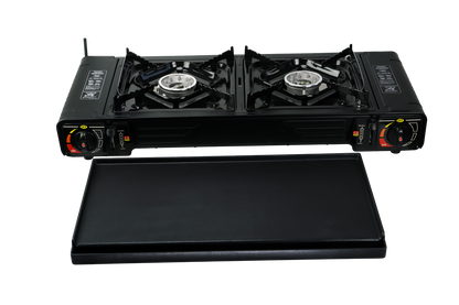 Osean Dobbelt Minikjøkken m/grill - Gass kokeapparat 2x2000w - grillplate