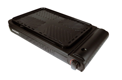 Osean Gassgrill 2200w m/koffert - Grillplate - Piezotenner