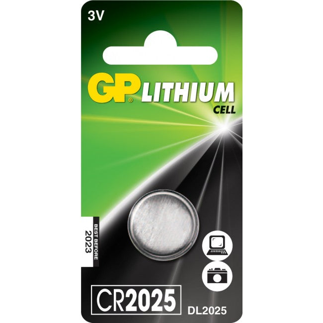 GP Batteri Knappcell - CR 2025 - 3V