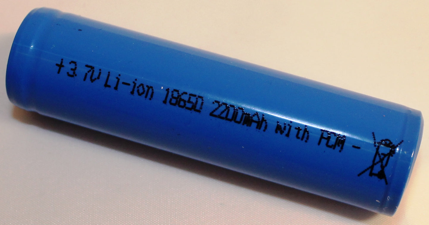 Oppladbart batteri ICR18650 Lithium