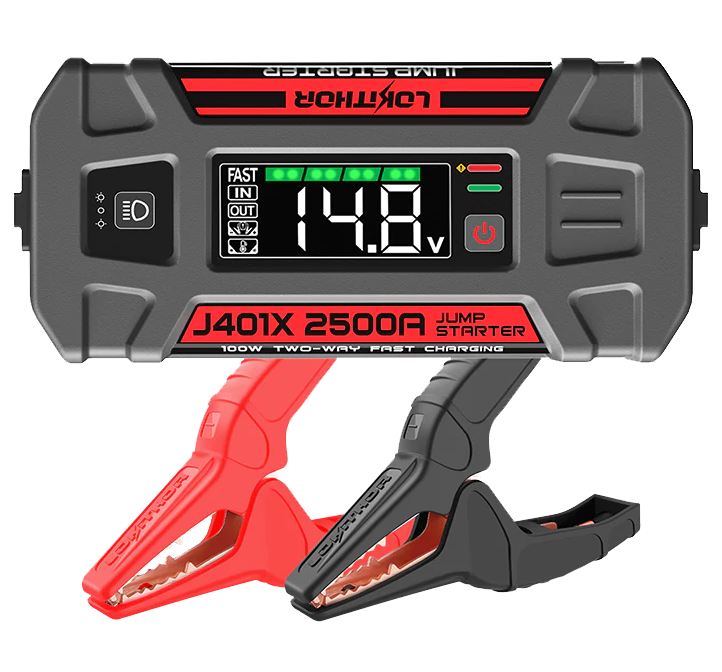Lokithor Lithium Jump Starter J401X - 12v 2500A 74Wh startbooster