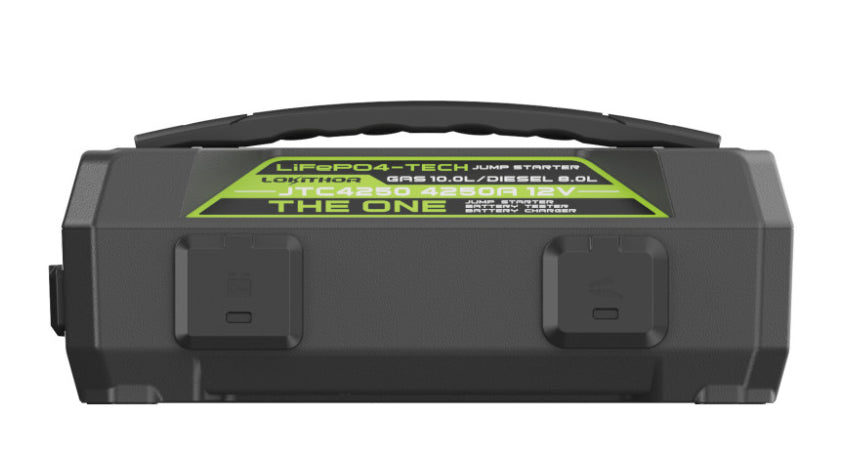Lokithor The One - Lader og Jumpstart - 6/12v - 6A Batterilader - 4250A Booster