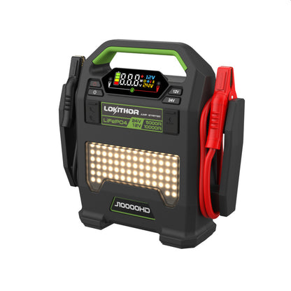 Lokithor J10000HD Jump Starter - 12/24v - 256Wh - 10000/5000A Lithium