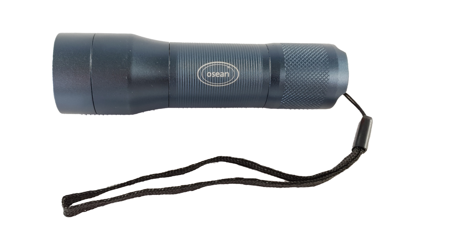 Osean Fokus 500 - LED Lommelykt - 500 Lumen - AAA