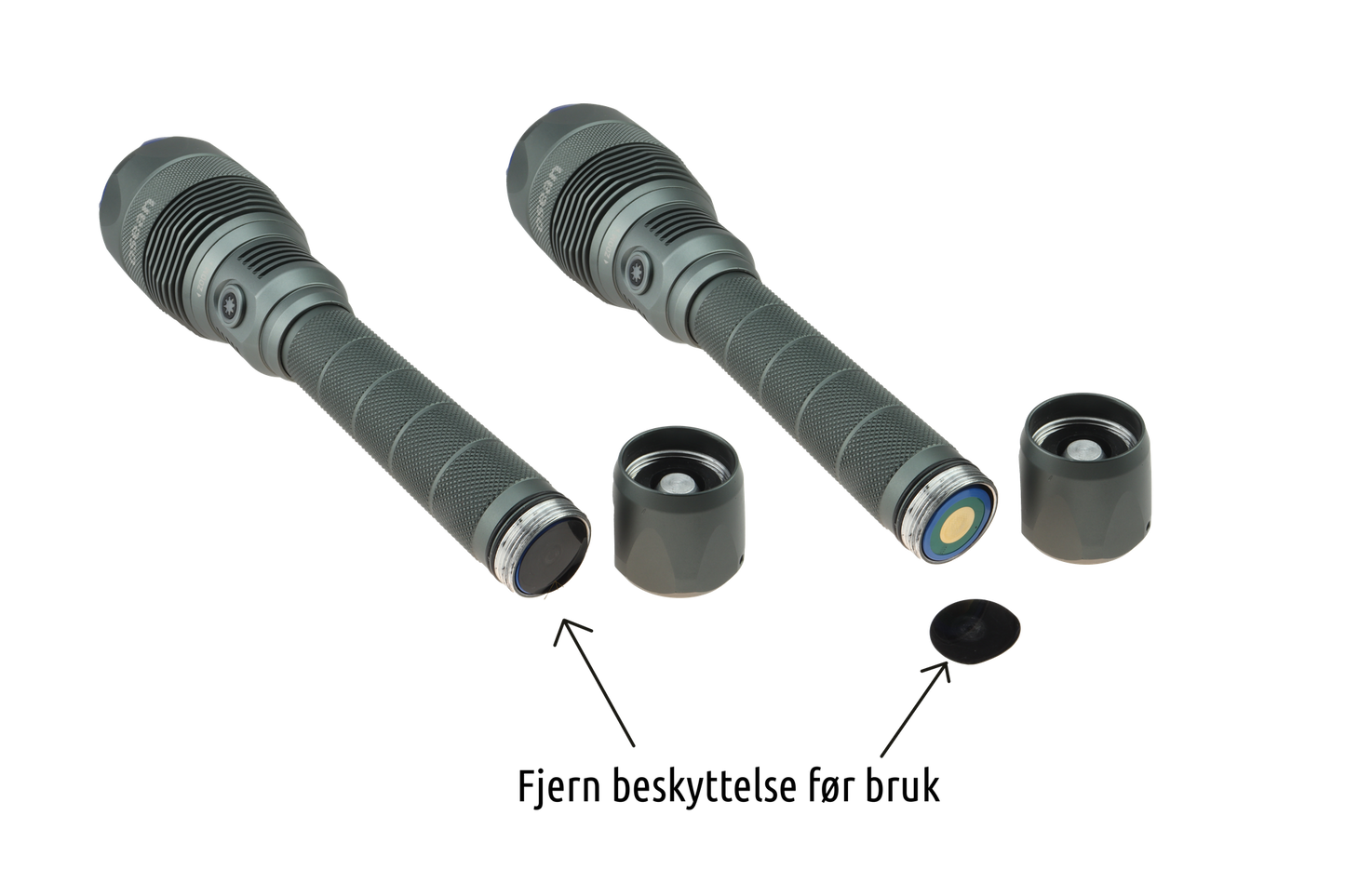 Osean Fokus 1000 - LED Stavlykt - 1000 Lumen - Oppladbar