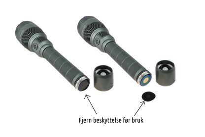 Osean Fokus 1000 - LED Stavlykt - 1000 Lumen - Oppladbar