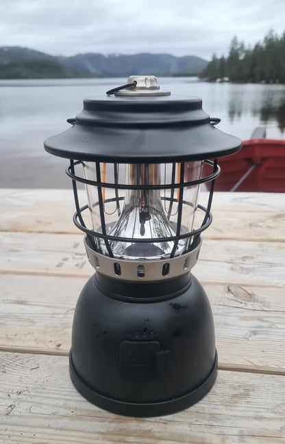 Osean Campinglykt m/ powerbank - 2 farger LED - Oppladbar