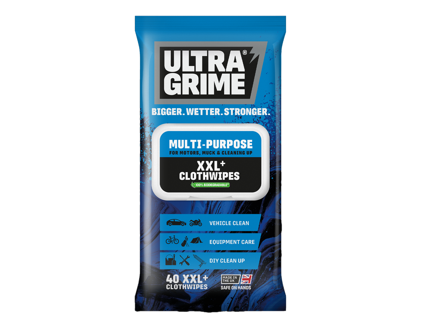 UltraGrime Universal XXL - 40stk wipes - Rengjøringskluter