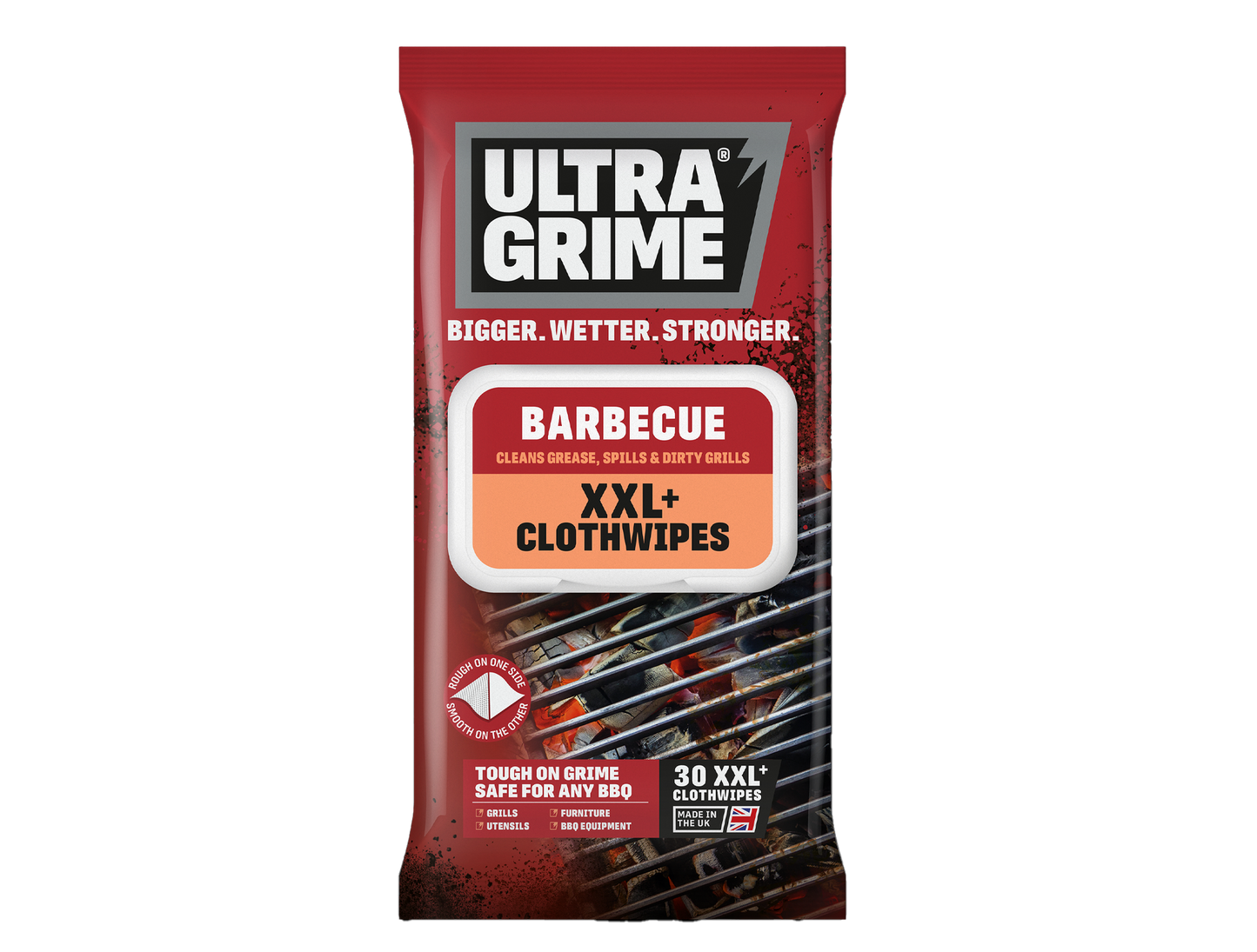 UltraGrime Barbecue - 30stk wipes - Rengjøringskluter