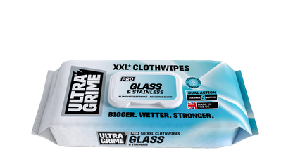 UltraGrime PRO Glass&Stainless - 50stk - Rengjøringskluter  wipes