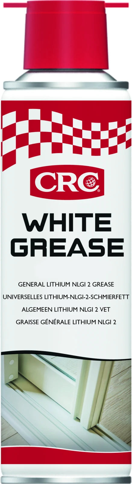CRC White Grease - 250ml - Sprayfett - Smører og beskytter