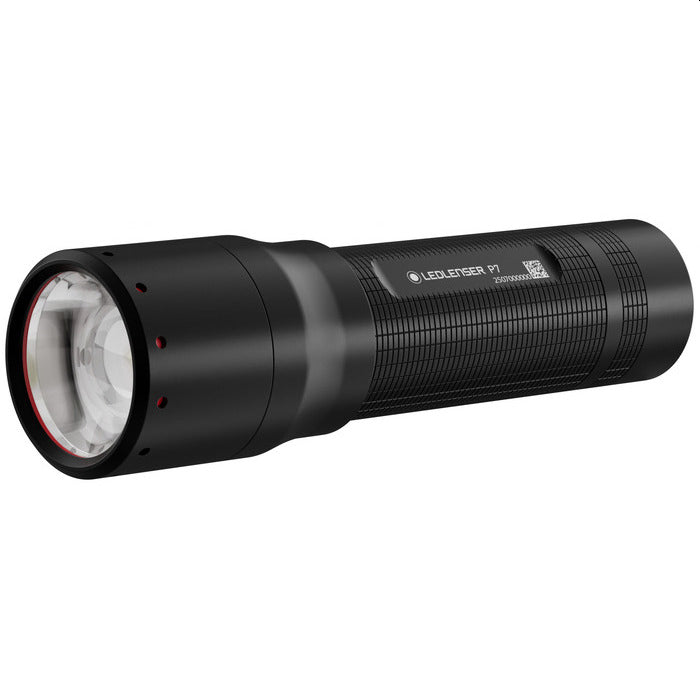 Ledlenser P7 650lm black - 650 Lumen - 4xAAA batterier