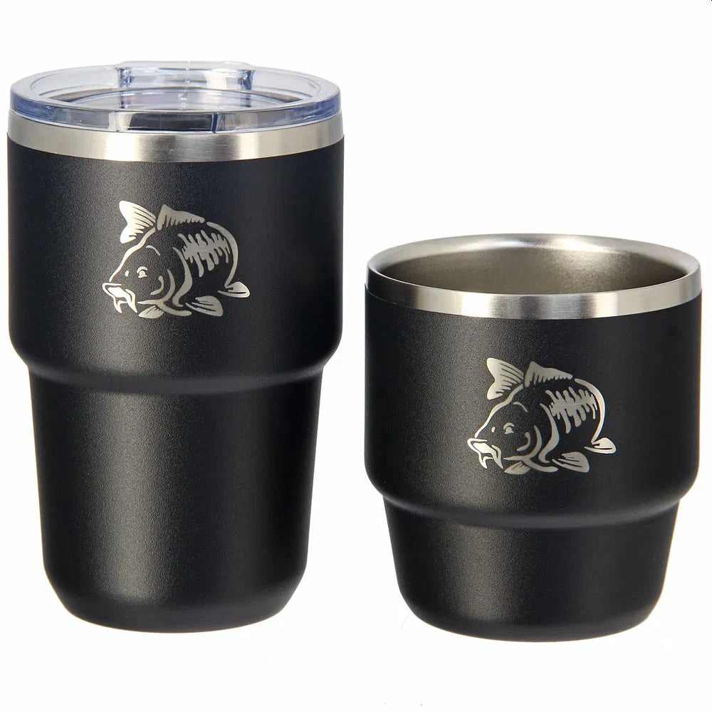 NGT Termokrus Gavesett 2 deler - 180ml + 240ml - lokk - Rustfritt stål