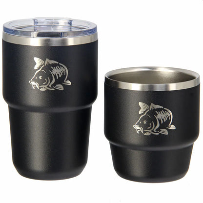 NGT Termokrus Gavesett 2 deler - 180ml + 240ml - lokk - Rustfritt stål