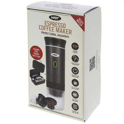 NGT Portable Espresso kaffebrygger - Oppladbar - Kapsel og Filterkaffe