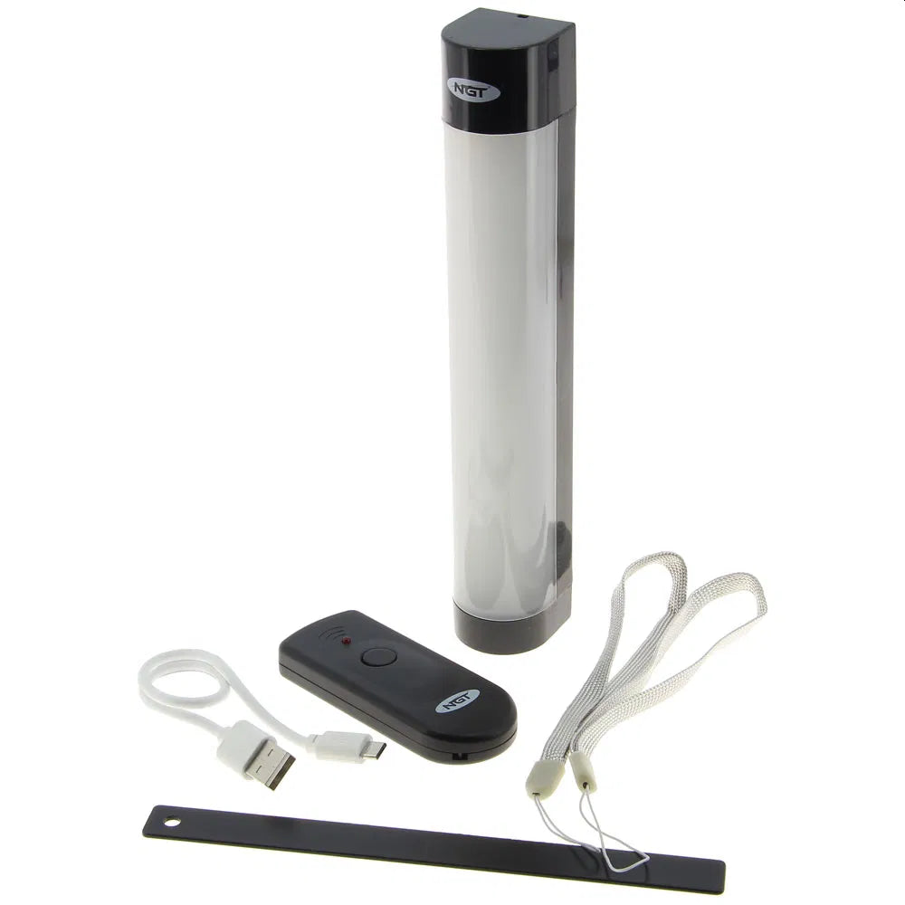 NGT Bivvy light - Oppladbar teltlykt - Powerbank - Fjernkontroll - Nattlys