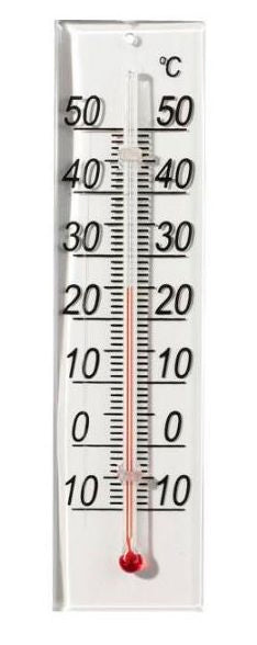 Termometer innendørs, - Plexi - 150x40 mm
