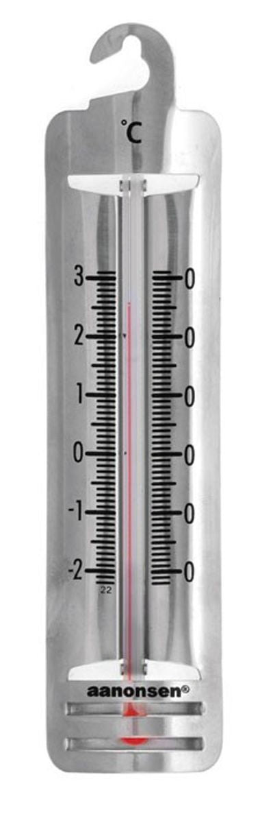 Termometer kjøl/frys - Rustfritt Stål