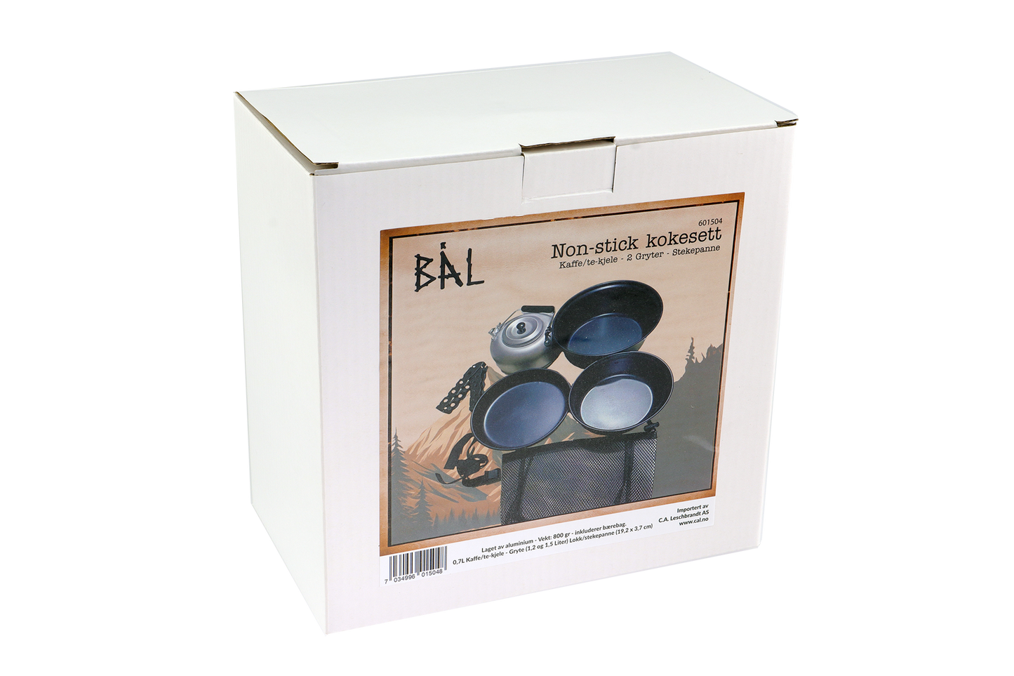 BÅL Non-stick Kokesett - Aluminium - 4 deler