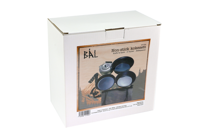 BÅL Non-stick Kokesett - Aluminium - 4 deler
