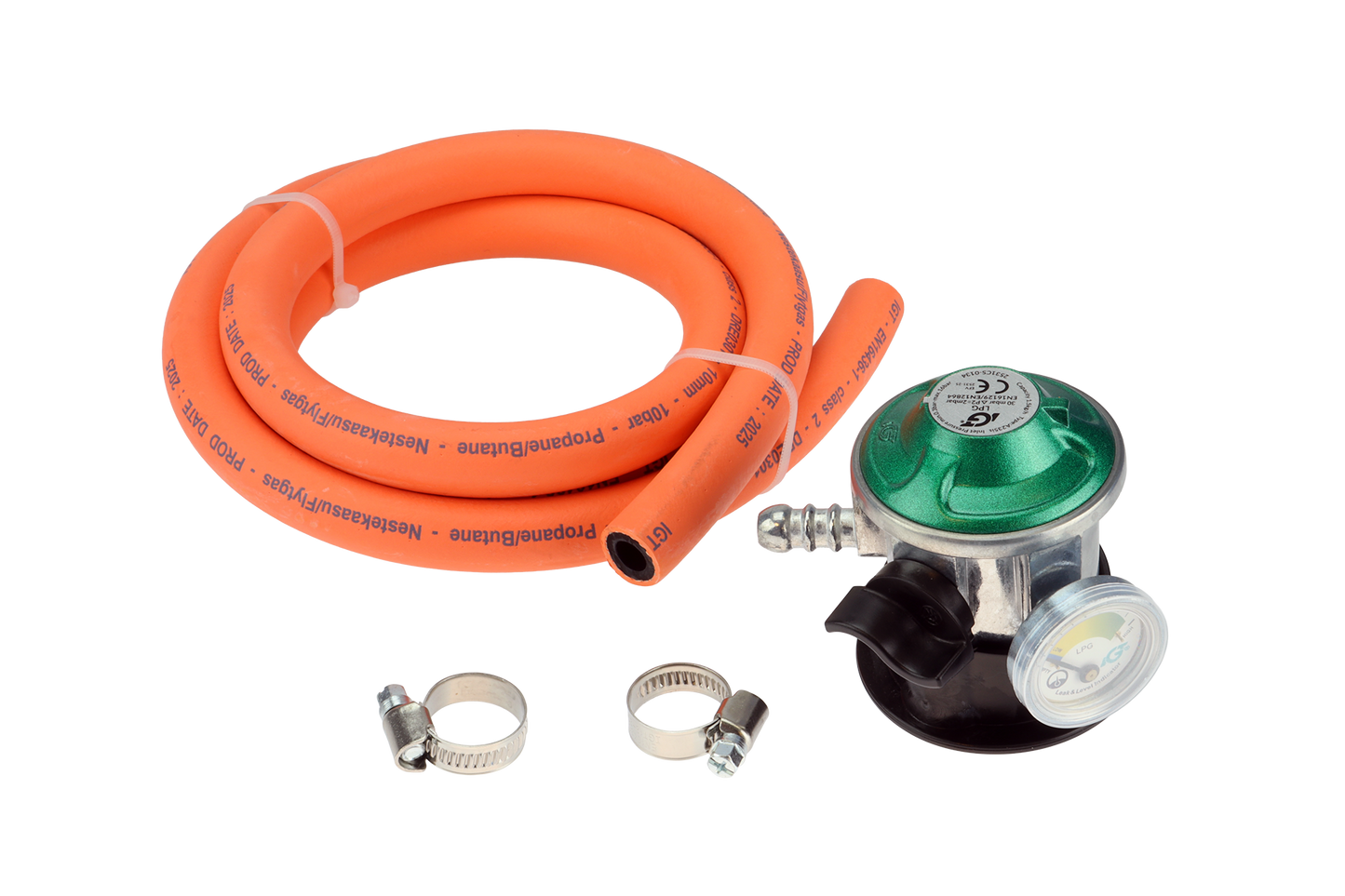 IGT Jumbo Basic Gassregulatorsett - m/Manometer og 1,5m slange