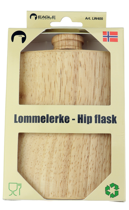 Eagle lommelerke tre og edelstål - 2,2dl