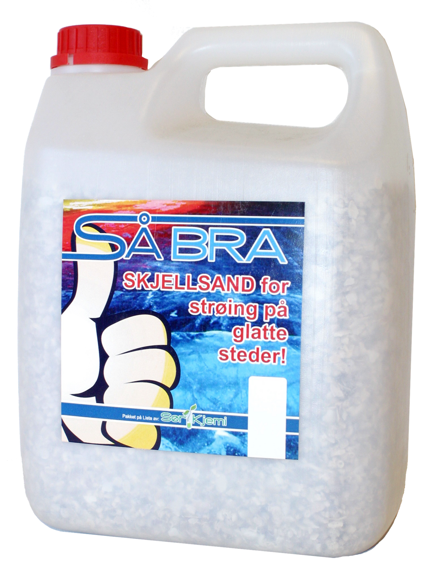 Skjellsand strømiddel/gjødning - Kanne - 4 Liter