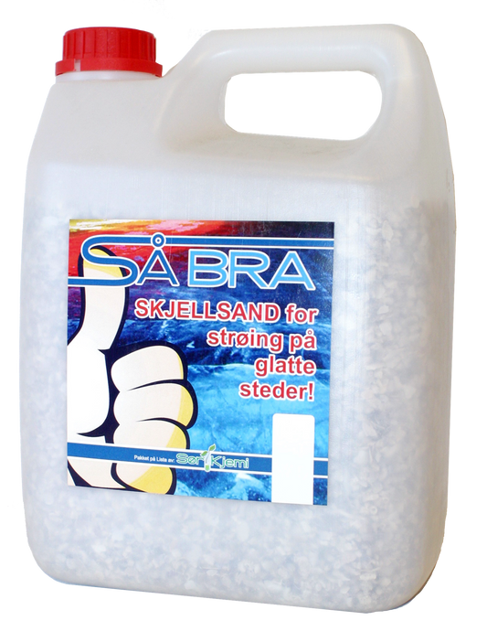 Skjellsand strømiddel/gjødning - Kanne - 4 Liter