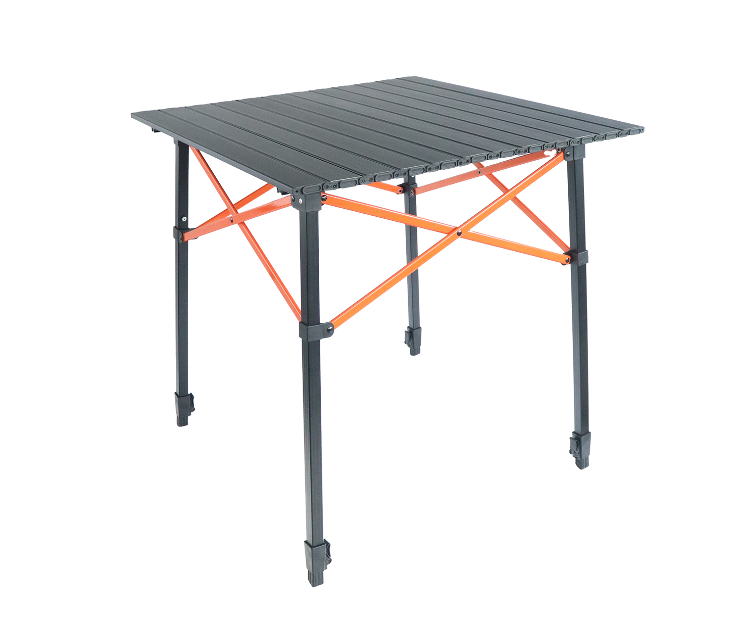 BÅL Campingbord - Justerbart - Aluminium - 70x70x70/85 cm
