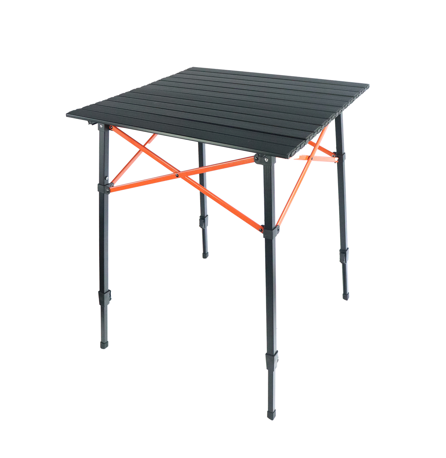 BÅL Campingbord - Justerbart - Aluminium - 70x70x70/85 cm