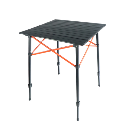BÅL Campingbord - Justerbart - Aluminium - 70x70x70/85 cm