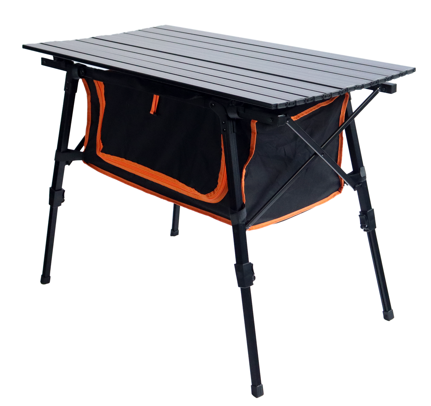 BÅL Campingbord - Justerbart - Aluminium - 90x60x43/64 cm