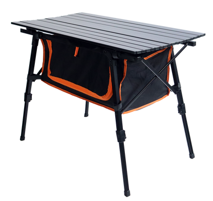 BÅL Campingbord - Justerbart - Aluminium - 90x60x43/64 cm