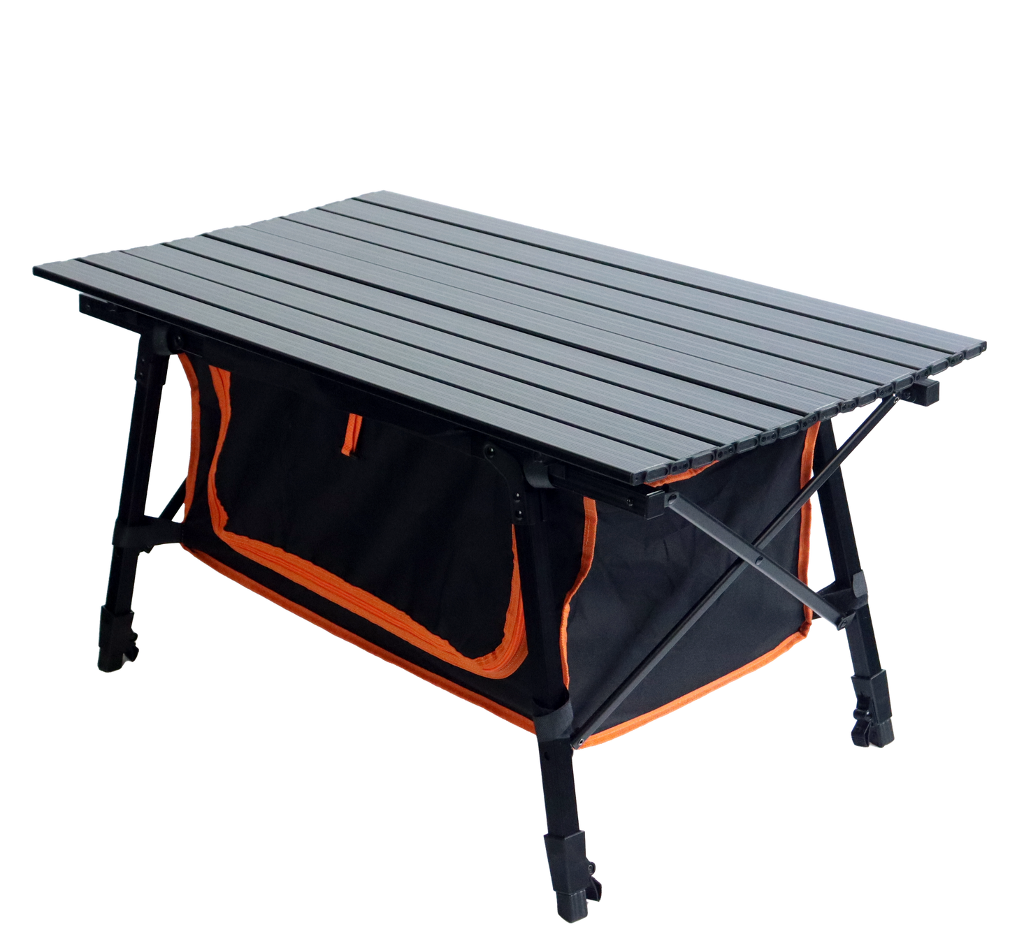 BÅL Campingbord - Justerbart - Aluminium - 90x60x43/64 cm