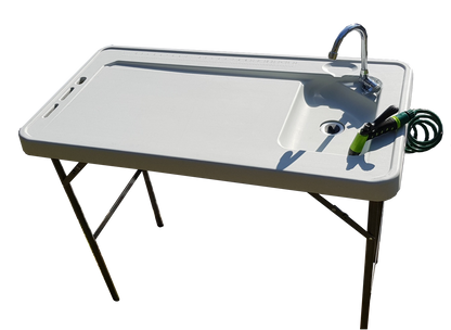 CAL Fiske / sløyebord - 115x60 cm - vask og spyleslange