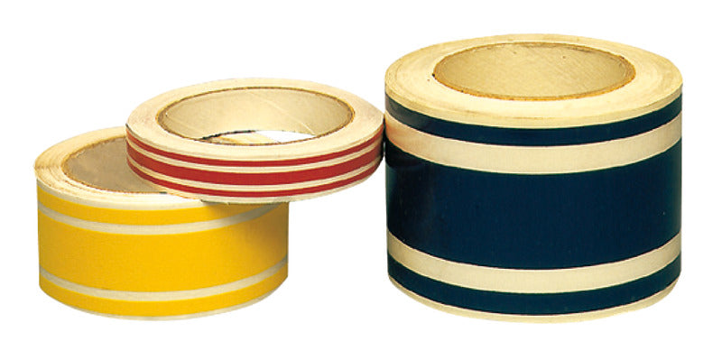 Vannlinjestripe, 1 bred og 2 smale striper