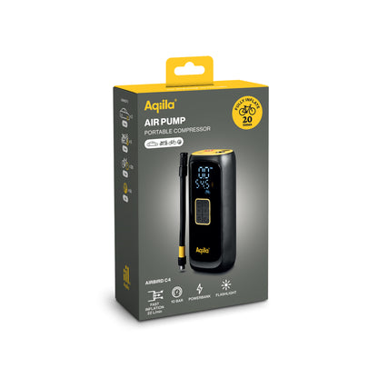 Aqiila Airbird C4 - Luftkompressor med powerbank