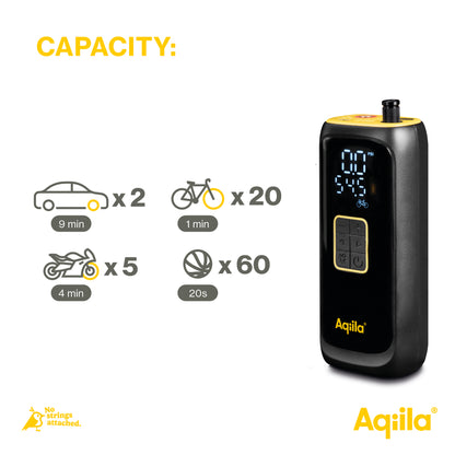 Aqiila Airbird C4 - Luftkompressor med powerbank