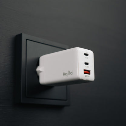 Aqiila Chargebird W3 - 2xUSB C, 1x USB A + PD Vegglader
