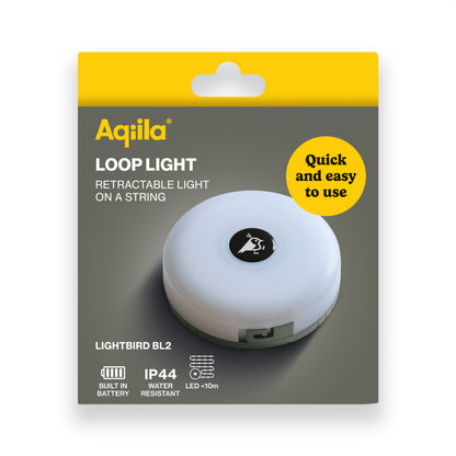 Aqiila Lightbird BL2 - Uttrekkbar lyslenke - Camping - Oppladb.