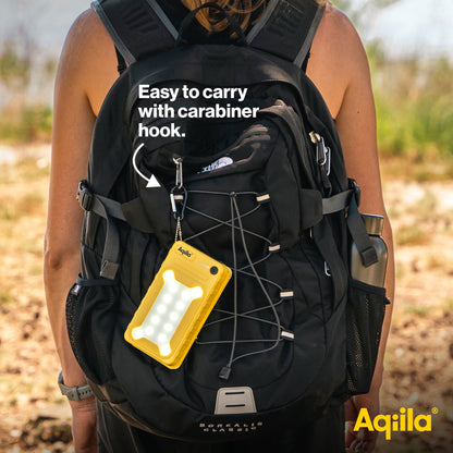 Aqiila Powerbird BS10 - Solcelle powerbank 10000mAh - Lys