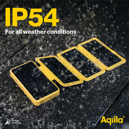 Aqiila Powerbird BS10 - Solcelle powerbank 10000mAh - Lys