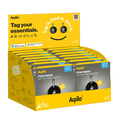 Aqiila Tagbird Sporingsbrikke - Nøkkelring - Apple og Android