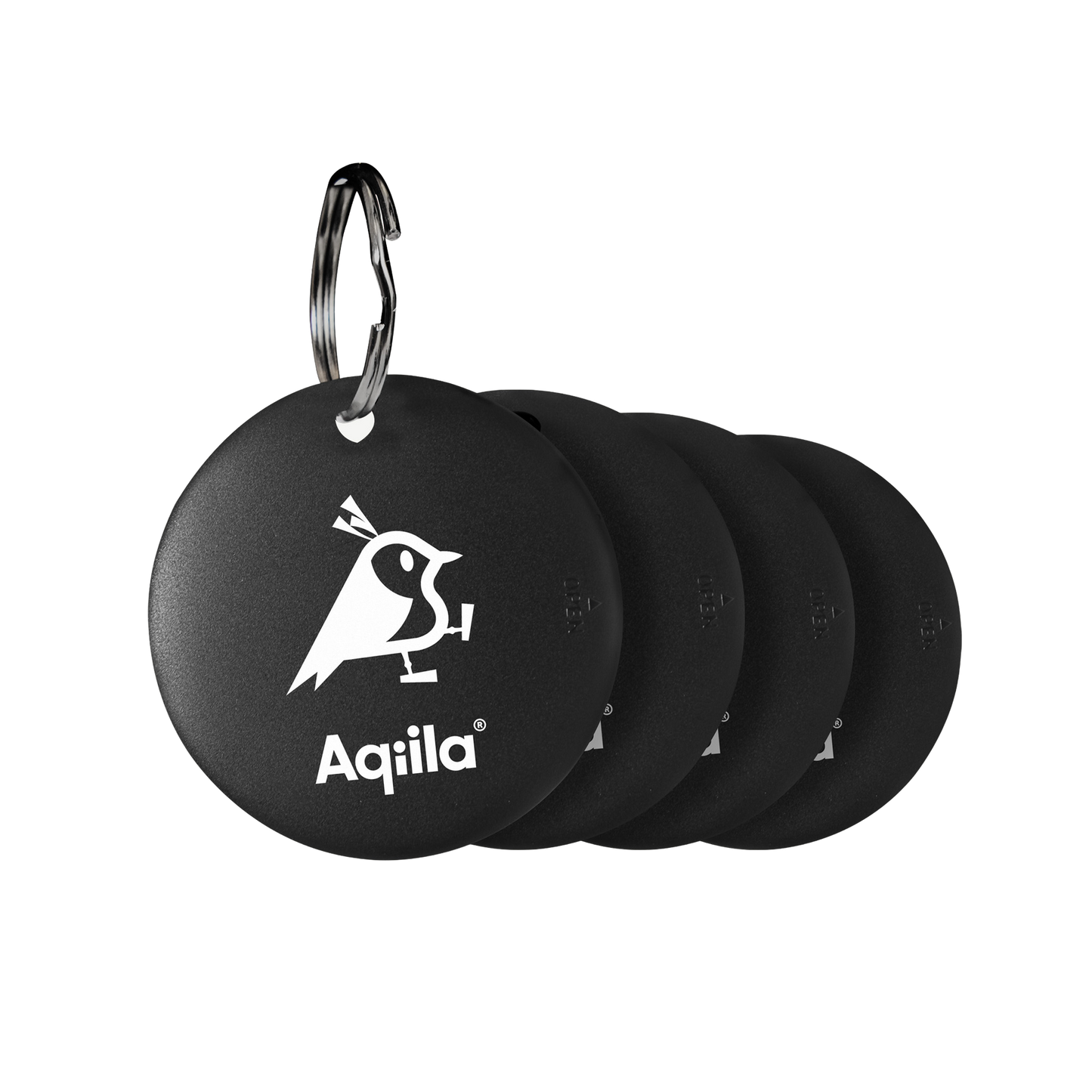 Aqiila Tagbird Sporingsbrikke 4 pk - Nøkkelring - Apple og Android