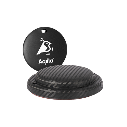 Aqiila Tagbird Sporingsbrikke m/deksel - m/Monteringsdeksel - Apple og Android